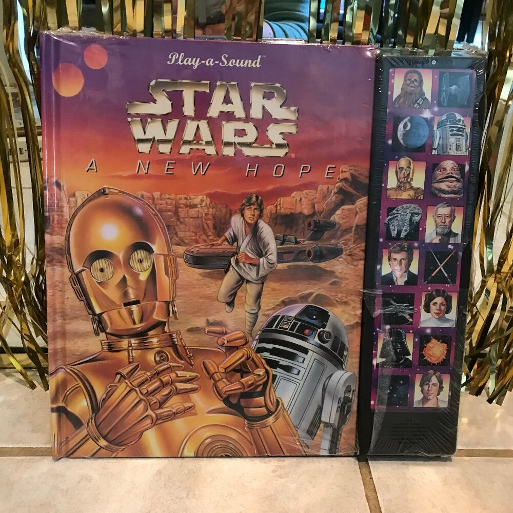 Vintage Star Wars a New Hope Play-a-Sound Book * Catherine McCafferty Hardcover